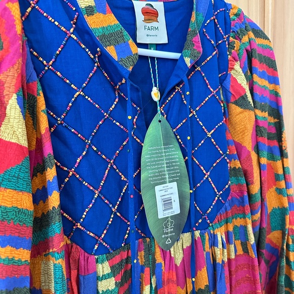 Farm Rio summer patches tunic dress - Picture 2 of 4